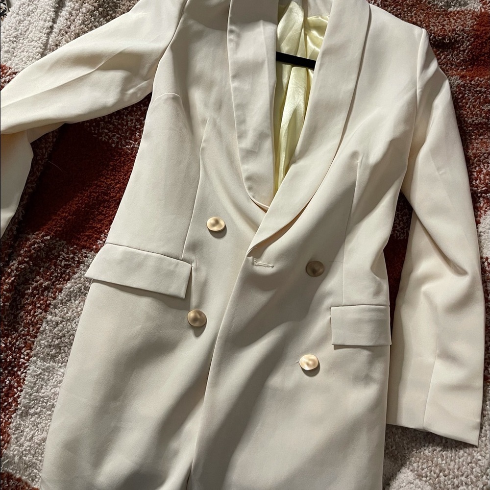 off white blazer dress or jacket